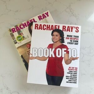 Rachael Ray two cookbook bundle, Rachael Ray's Book of 10 and Express Lane Meals